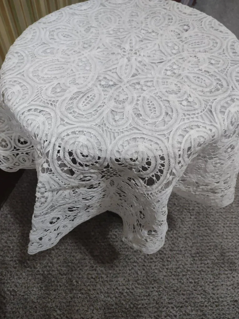 Handmade Battenburg lace 100% cotton 36